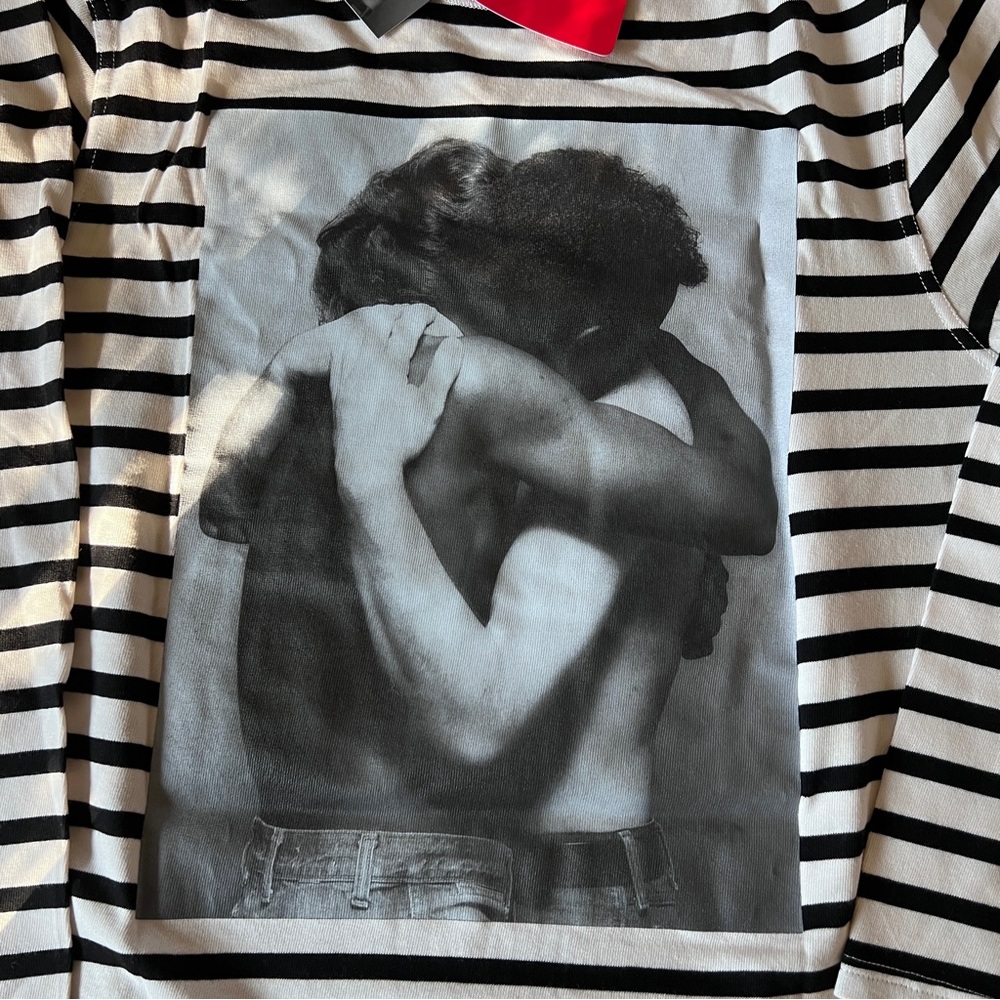 Zara - Special edition Robert Mapplethorpe striped long-sleeve tee.